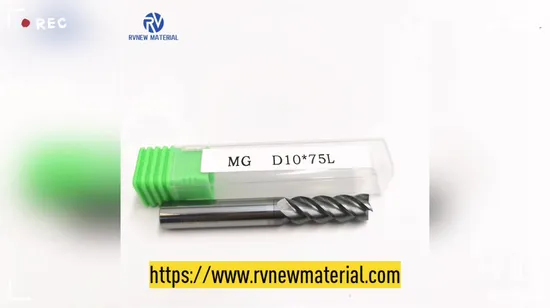 Full Thread End Milling Cutter Tungsten Cobalt Alloy 