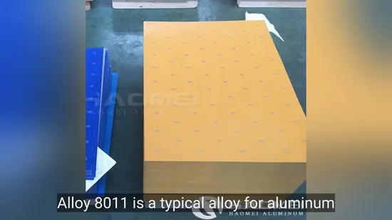 aluminium sheet alloy 8011 for medical packaging 