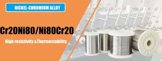 Chromium Alloy Wires Ni80cr20 Cr20ni80 0.025mm Electrical Nickel Chrome Alloy 