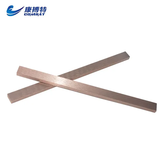 Polished W75cu25 Luoyang Combat Tungsten Fly Fishing Wolfram Copper Alloy 